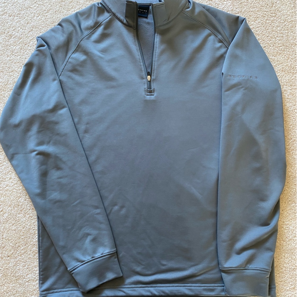 Men's Blue Quarter-Zip Jacket